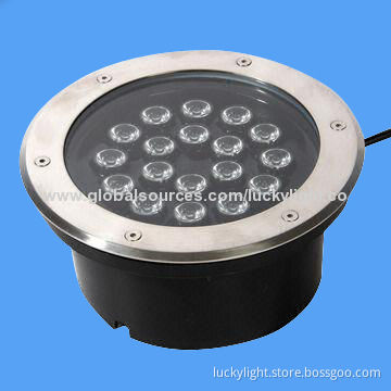 RGB DMX 36W LED Underground Buried Light with 24V AC Input Voltage, Easy Installation